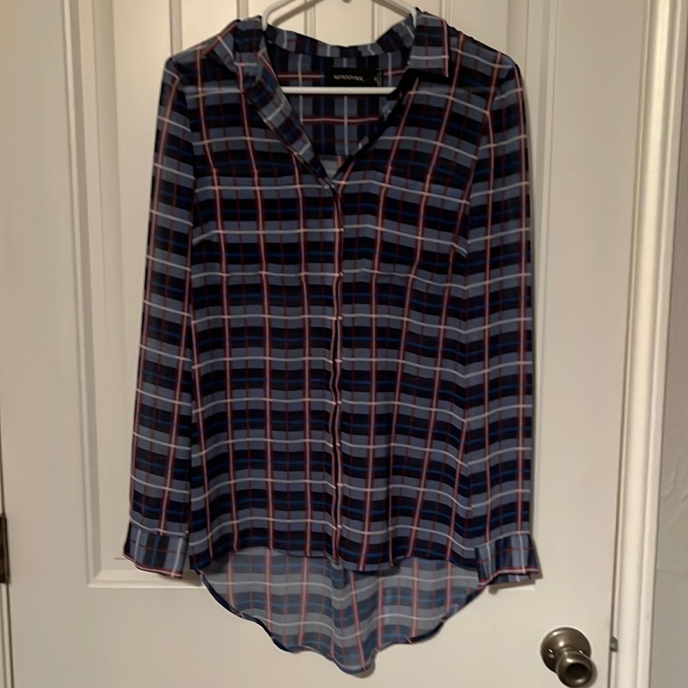 Minkpink plaid Button up